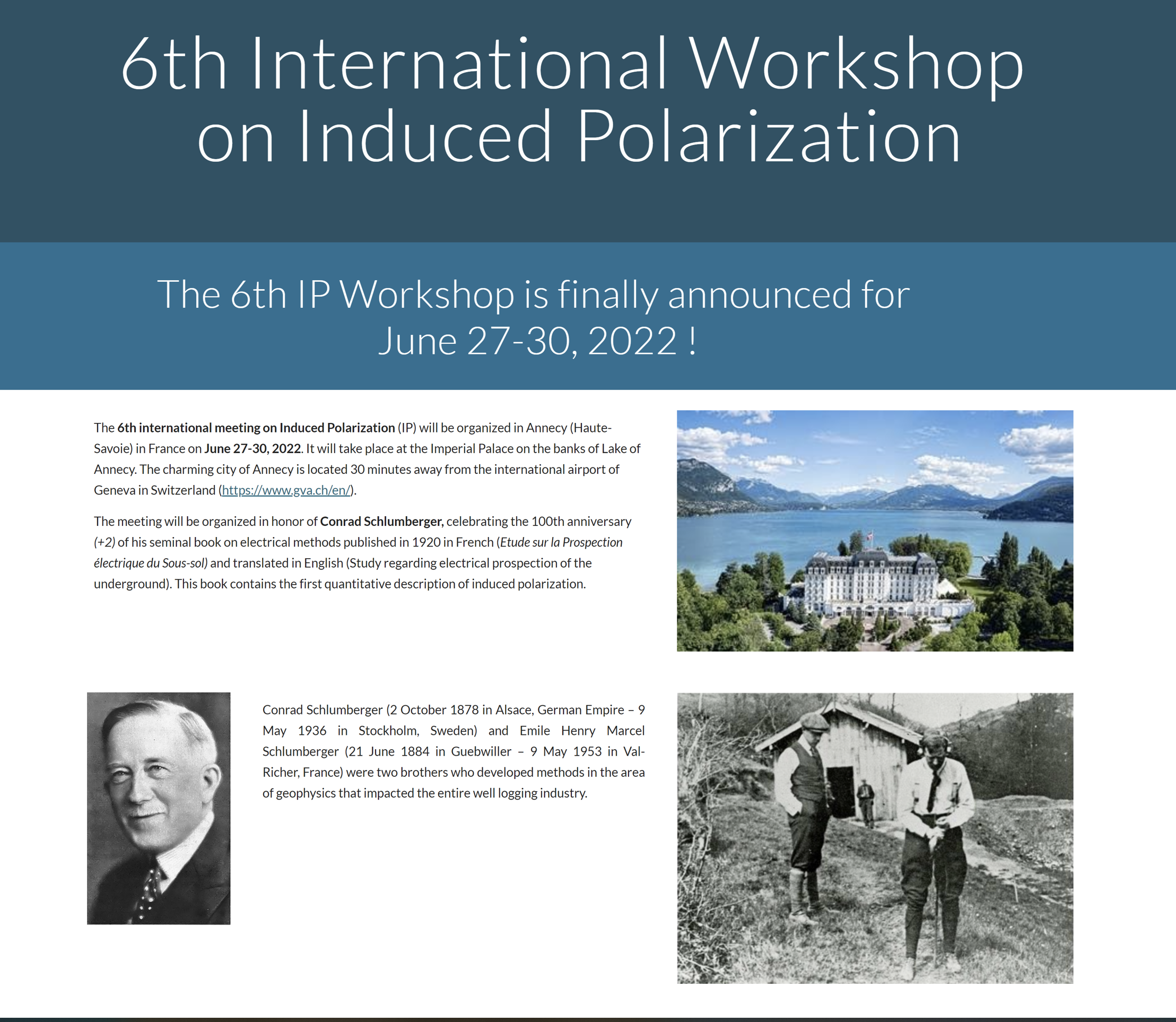 The 6th International IP Workshop